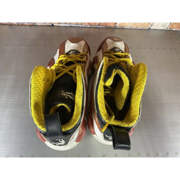 2013 Reebok Shaqnosis OG Miami Heat White Red Yellow Black Shaq Size 5.5 - Picture 10 of 10